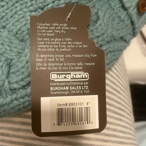 Tiny dog pullover to warm small dogs in cold weather - Picture 4 of 4